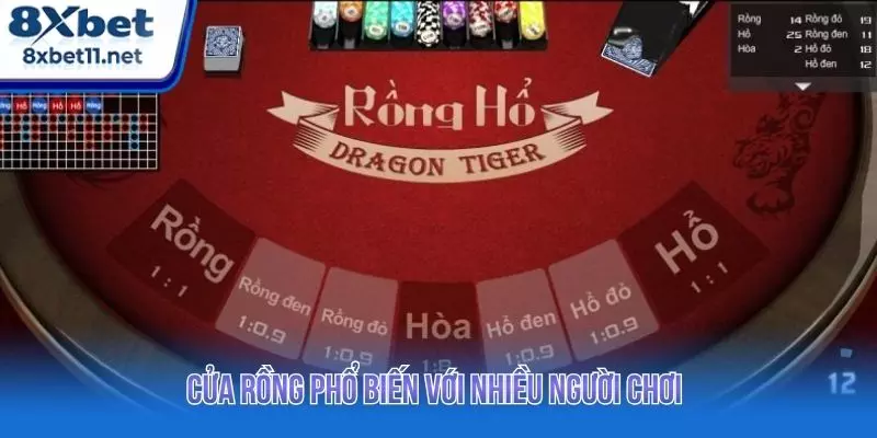 Cửa rồng phổ biến với nhiều người chơi