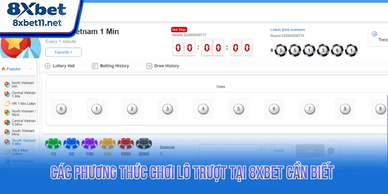 Mỗi hình thức chơi có quy tắc và tỷ lệ thưởng khác nhau